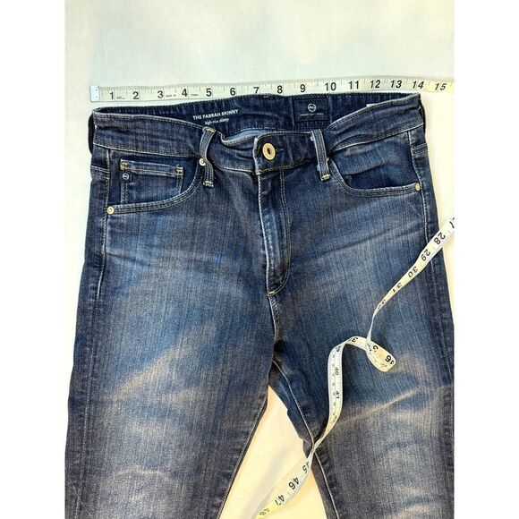 AG Adriano Goldschmied Jeans The Farrah Skinny High Rise Skinny - Size 27 - Picture 4 of 9